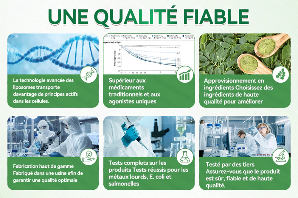 [Magasin officiel phare] 👩‍⚕️ | Purelora® Moringa · Berbérine × NAD+ 10-en-1 Patch Nano-Aiguilles Avancé 🇫🇷 | 𝘽𝙖𝙠𝙚𝙙 𝙗𝙮 𝙨𝙘𝙞𝙚𝙣𝙘𝙚 | Formule 10-en-1 | Résultats en 7 jours ⏳ - Image 7