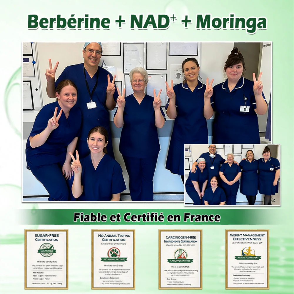 [Magasin officiel phare] 👩‍⚕️ | Purelora® Moringa · Berbérine × NAD+ 10-en-1 Patch Nano-Aiguilles Avancé 🇫🇷 | 𝘽𝙖𝙠𝙚𝙙 𝙗𝙮 𝙨𝙘𝙞𝙚𝙣𝙘𝙚 | Formule 10-en-1 | Résultats en 7 jours ⏳ - Image 9