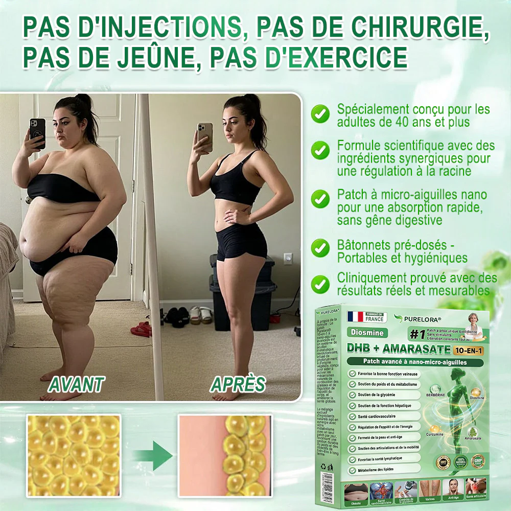 💎𝐏𝐮𝐫𝐞𝐥𝐨𝐫𝐚® 𝐌𝐞𝐭𝐚𝐛𝐨𝐥𝐢𝐜 𝐌𝐚𝐭𝐫𝐢𝐱 – 𝐏𝐚𝐭𝐜𝐡 𝐍𝐚𝐧𝐨 à 𝐌𝐢𝐜𝐫𝐨𝐧𝐞𝐞𝐝𝐥𝐞𝐬 𝟏𝟎-𝐞𝐧-𝟏 𝐃𝐇𝐁 + 𝐀𝐦𝐚𝐫𝐚𝐬𝐚𝐭𝐞 💧𝐔𝐧𝐞 𝐬𝐞𝐮𝐥𝐞 𝐚𝐩𝐩𝐥𝐢𝐜𝐚𝐭𝐢𝐨𝐧 𝐩𝐚𝐫 𝐣𝐨𝐮𝐫 ✅𝐂𝐨𝐧𝐯𝐢𝐞𝐧𝐭 𝐚𝐮𝐱 𝐜𝐚𝐬 𝐝’𝐨𝐛é𝐬𝐢𝐭é, 𝐝𝐞 𝐫𝐞𝐥â𝐜𝐡𝐞𝐦𝐞𝐧𝐭 𝐜𝐮𝐭𝐚𝐧é, 𝐝𝐞 𝐝𝐢𝐚𝐛è𝐭𝐞, 𝐝𝐞 𝐯𝐚𝐫𝐢𝐜𝐞𝐬, 𝐝𝐞 𝐥𝐲𝐦𝐩𝐡œ𝐝è𝐦𝐞, 𝐝𝐞 𝐭𝐫𝐨𝐮𝐛𝐥𝐞𝐬 𝐝𝐮 𝐬𝐨𝐦𝐦𝐞𝐢𝐥 𝐞𝐭 𝐝𝐞 𝐝𝐨𝐮𝐥𝐞𝐮𝐫𝐬 𝐚𝐫𝐭𝐢𝐜𝐮𝐥𝐚𝐢𝐫𝐞𝐬 - Image 2